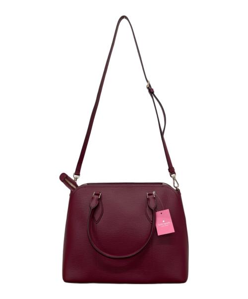Kate Spade（ケイトスペード）Kate Spade (ケイトスペード) 2WAYバッグ ボルドーの古着・服飾アイテム