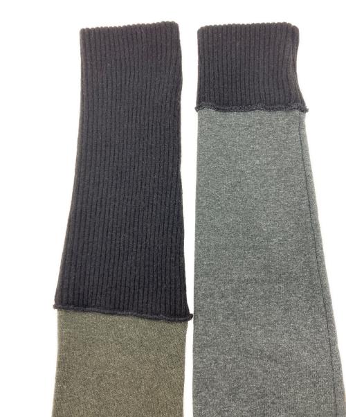 MM6 Maison Margiela（エムエムシックスメゾンマルジェラ）MM6 Maison Margiela (エムエムシックスメゾンマルジェラ) Patchwork Long Sleeve Dress　パッチワーク ロングスリーブ ドレス オリーブ サイズ:XSの古着・服飾アイテム