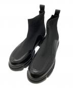 nouerヌエール）の古着「ソックスブーツ」｜ブラック