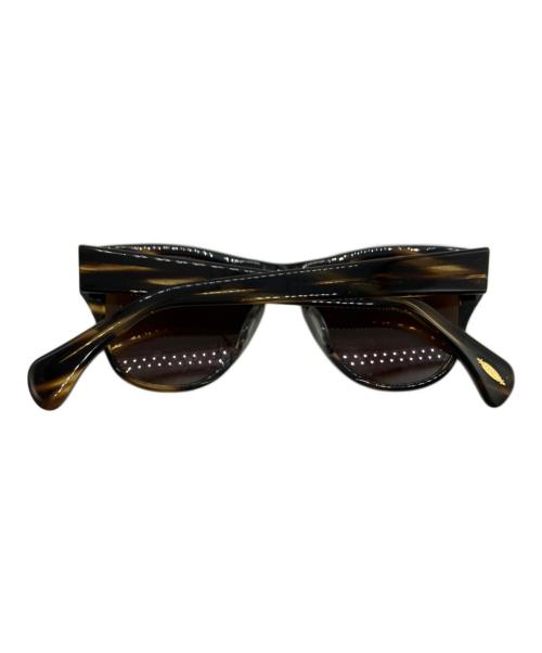 OLIVER PEOPLES（オリバーピープルズ）OLIVER PEOPLES (オリバーピープルズ) sean-j サングラス ブラウンの古着・服飾アイテム