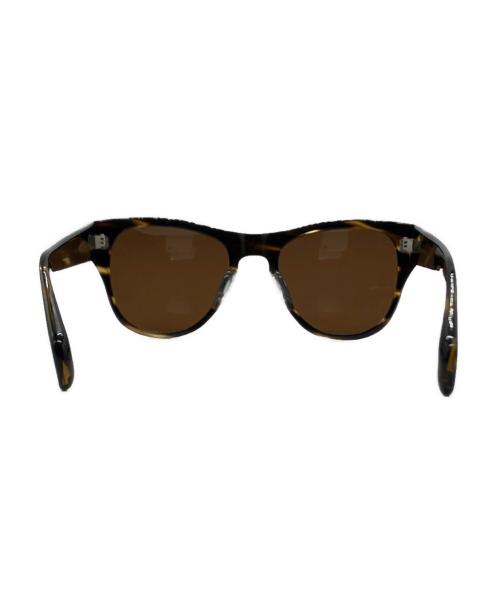 OLIVER PEOPLES（オリバーピープルズ）OLIVER PEOPLES (オリバーピープルズ) sean-j サングラス ブラウンの古着・服飾アイテム