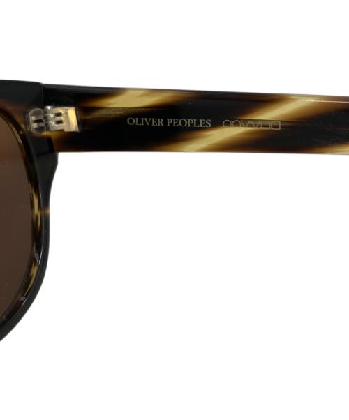 OLIVER PEOPLES（オリバーピープルズ）OLIVER PEOPLES (オリバーピープルズ) sean-j サングラス ブラウンの古着・服飾アイテム