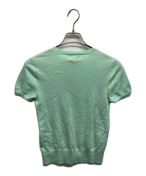 POLO RALPH LAUREN（ポロ・ラルフローレン）POLO RALPH LAUREN (ポロ・ラルフローレン) 半袖ニット ミントグリーン サイズ:XS 未使用品の古着・服飾アイテム