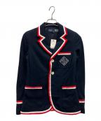 POLO RALPH LAURENポロ・ラルフローレン）の古着「グログラントリム テリー ブレザー」｜ネイビー