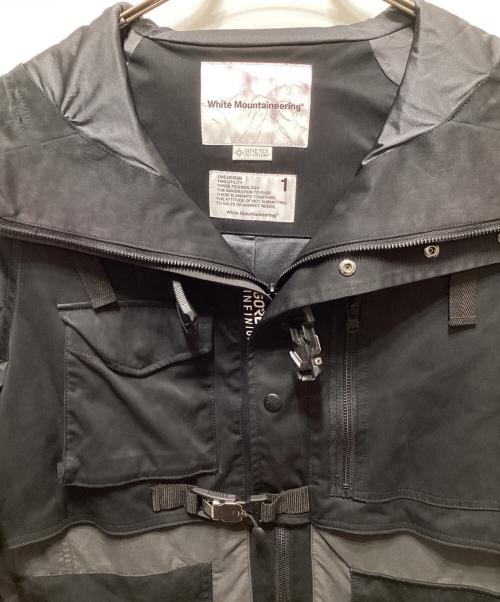 WHITE MOUNTAINEERING（ホワイトマウンテ二アニング）WHITE MOUNTAINEERING (ホワイトマウンテ二アニング) GORETEX INFINIUM MIXED MOUNTAIN PARKA ブラック サイズ:１の古着・服飾アイテム
