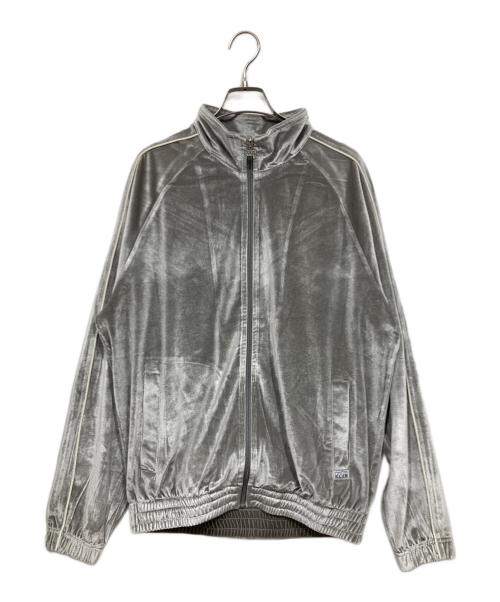 PROCLUB（プロクラブ）PROCLUB (プロクラブ) COMFORT VELOUR TRACK JACKET シルバー サイズ:Lの古着・服飾アイテム