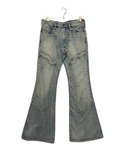 SUGARHILL（シュガーヒル）SUGARHILL (シュガーヒル) FADED MODERN DENIM WESTERN FLARED TROUSERS/フェードモダンデニム　ウエスタンフレアトラウザー インディゴ サイズ:W32の古着・服飾アイテム