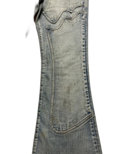 SUGARHILL（シュガーヒル）SUGARHILL (シュガーヒル) FADED MODERN DENIM WESTERN FLARED TROUSERS/フェードモダンデニム　ウエスタンフレアトラウザー インディゴ サイズ:W32の古着・服飾アイテム