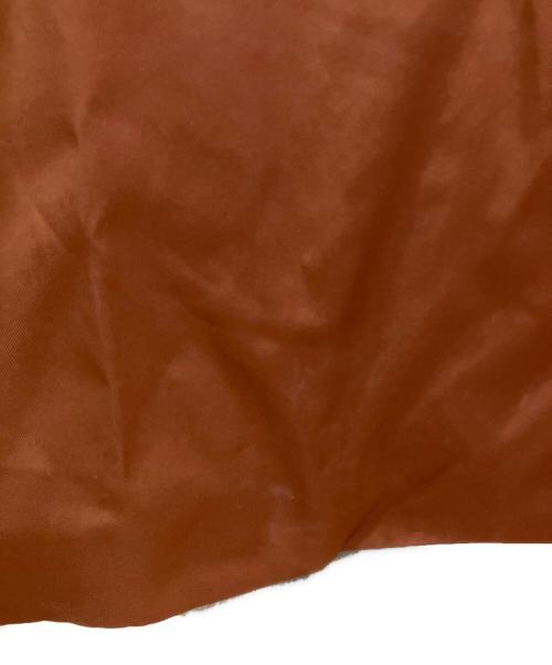 Omar Afridi（オマールアフリディ）Omar Afridi (オマールアフリディ) POSTIN DRAWN COAT オレンジ×ブラック サイズ:Mの古着・服飾アイテム