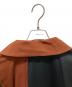 中古・古着 Omar Afridi (オマールアフリディ) POSTIN DRAWN COAT オレンジ×ブラック サイズ:M：28000円