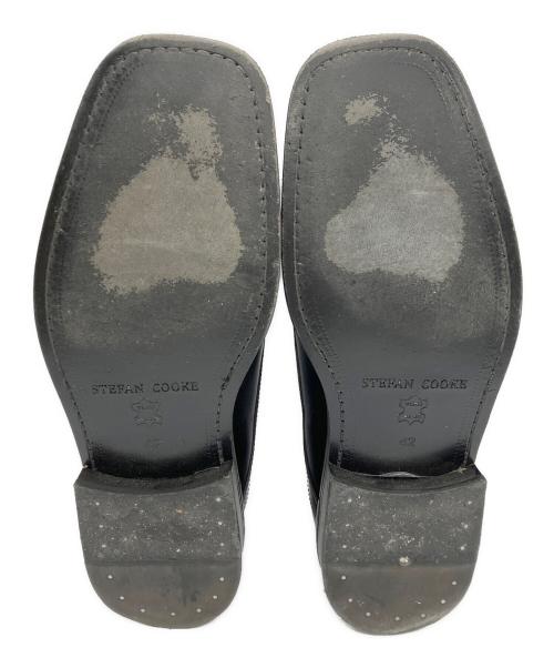STEFAN COOKE（ステファンクック）STEFAN COOKE (ステファンクック) Slashed スクエアトゥ ダービーシューズ ブラック サイズ:42の古着・服飾アイテム