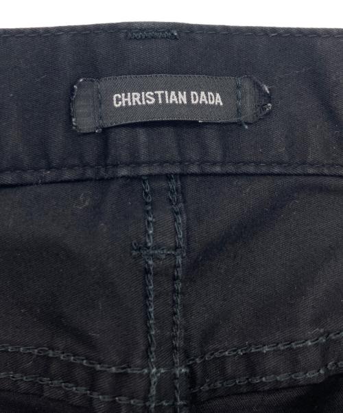 CHRISTIAN DADA（クリスチャンダダ）CHRISTIAN DADA (クリスチャンダダ) ジップバイカーパンツ ブラック サイズ:48の古着・服飾アイテム