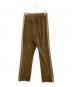 Needles (ニードルズ) LQ236 Narrow Track Pant - C/Pe Velour ブラウン サイズ:XS：13000円