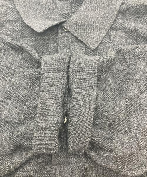 LOUIS VUITTON（ルイ ヴィトン）LOUIS VUITTON (ルイ ヴィトン) ニットポロシャツ ブラウン サイズ:Lの古着・服飾アイテム