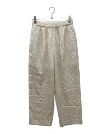 journal standard L'essage（ジャーナルスタンダード レサージュ）の古着「シアージャガードパンツ」｜アイボリー
