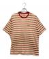 holiday（ホリデー）の古着「SUPER FINE BORDER S/S TSHIRT」｜レッド