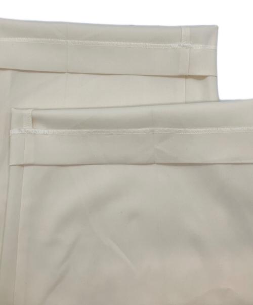 Noble（ノーブル）Noble (ノーブル) エステルツイルストレッチスラックスパンツ アイボリー サイズ:38の古着・服飾アイテム