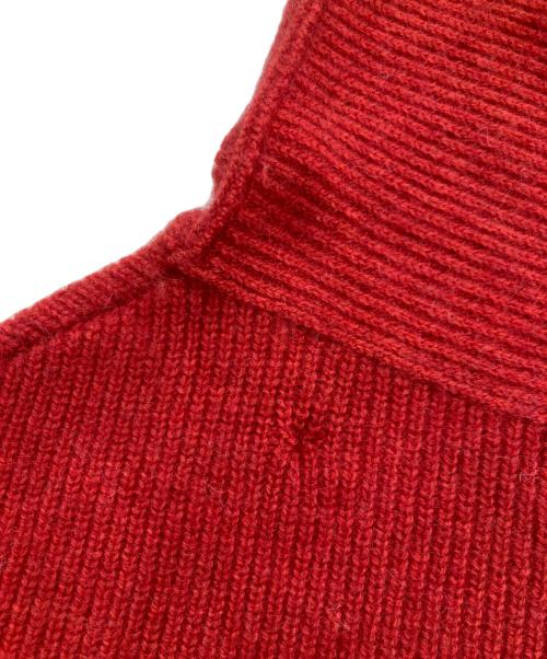 FRAY ID（フレイ アイディー）FRAY ID (フレイ アイディー) ドルマンスリーブオフショルダーニット レッド サイズ:Freeの古着・服飾アイテム