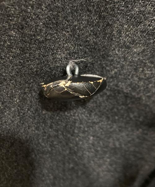 MONTGOMERY（モンゴメリー）MONTGOMERY (モンゴメリー) ウールステンカラーコート グレー サイズ:Mの古着・服飾アイテム