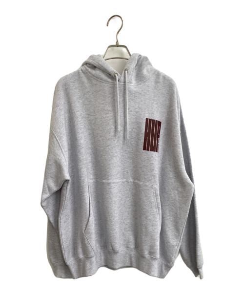 HUF（ハフ）HUF (ハフ) プルオーバーパーカー グレー サイズ:Mの古着・服飾アイテム