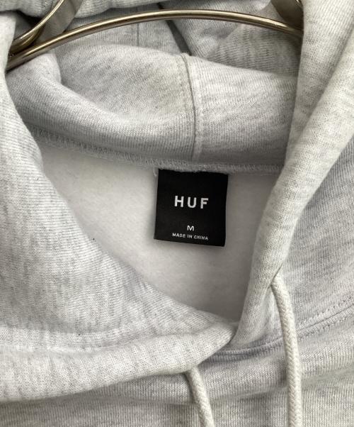 HUF（ハフ）HUF (ハフ) プルオーバーパーカー グレー サイズ:Mの古着・服飾アイテム
