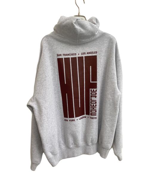 HUF（ハフ）HUF (ハフ) プルオーバーパーカー グレー サイズ:Mの古着・服飾アイテム