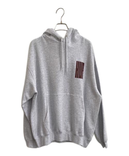 HUF（ハフ）HUF (ハフ) プルオーバーパーカー グレー サイズ:Mの古着・服飾アイテム