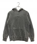 SUPREMEシュプリーム）の古着「Overdyed Hooded Sweatshirt」｜ブラック