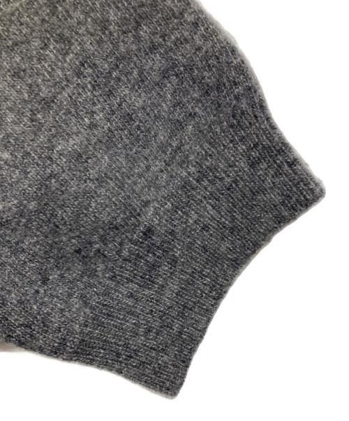 sacai（サカイ）sacai (サカイ) カシミヤ混半袖ニット グレー サイズ:1の古着・服飾アイテム