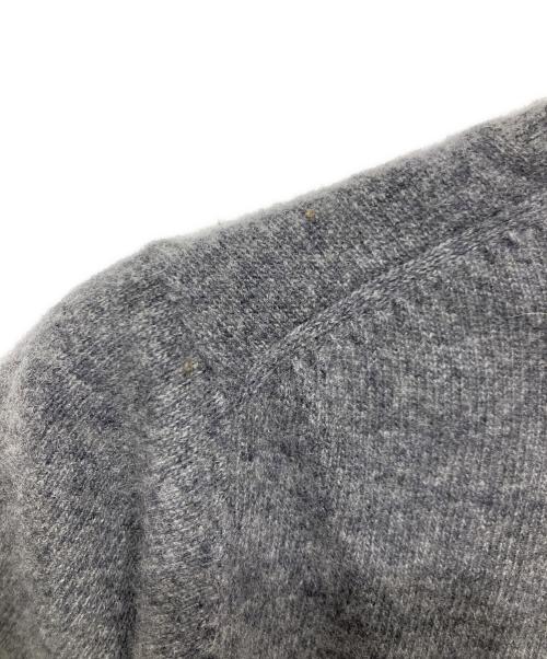 sacai（サカイ）sacai (サカイ) カシミヤ混半袖ニット グレー サイズ:1の古着・服飾アイテム