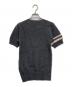 sacai (サカイ) カシミヤ混半袖ニット グレー サイズ:1：2500円
