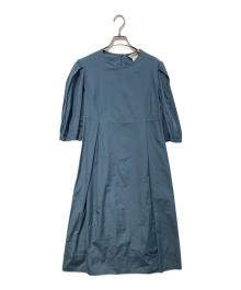 'S Max Mara（エスマックスマーラ）の古着「タックワンピース」｜ブルー