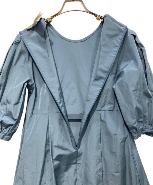 'S Max Mara（エスマックスマーラ）'S Max Mara (エスマックスマーラ) タックワンピース ブルー サイズ:36の古着・服飾アイテム