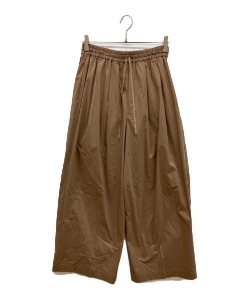 journal standard L'essage（ジャーナルスタンダード レサージュ）journal standard L'essage (ジャーナルスタンダード レサージュ) タイプライターイージーワイドパンツ ブラウン サイズ:38 未使用品の古着・服飾アイテム