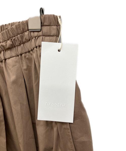 journal standard L'essage（ジャーナルスタンダード レサージュ）journal standard L'essage (ジャーナルスタンダード レサージュ) タイプライターイージーワイドパンツ ブラウン サイズ:38 未使用品の古着・服飾アイテム