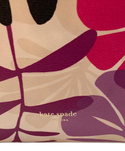 Kate Spade（ケイトスペード）Kate Spade (ケイトスペード) 花柄トートバッグ ホワイトの古着・服飾アイテム