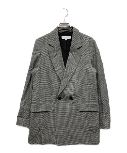 BEAUTY&YOUTH（ビューティーアンドユース）BEAUTY&YOUTH (ビューティーアンドユース) ハウンドトゥース＆チェック ルーズジャケット ブラック サイズ:Sの古着・服飾アイテム