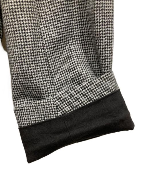 BEAUTY&YOUTH（ビューティーアンドユース）BEAUTY&YOUTH (ビューティーアンドユース) ハウンドトゥース＆チェック ルーズジャケット ブラック サイズ:Sの古着・服飾アイテム