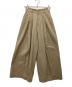 BABYLONE（バビロン）の古着「ウェザータックワイドパンツ」｜ベージュ