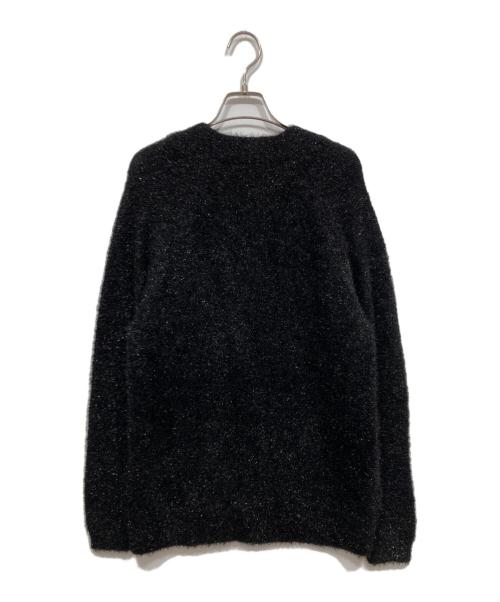 YLEVE（イレーヴ）YLEVE (イレーヴ) ラメ糸シャギーニットカーディガン ブラック サイズ:1の古着・服飾アイテム