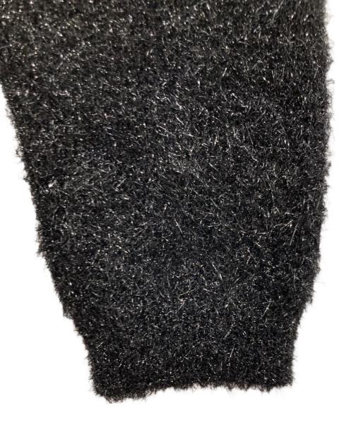 YLEVE（イレーヴ）YLEVE (イレーヴ) ラメ糸シャギーニットカーディガン ブラック サイズ:1の古着・服飾アイテム