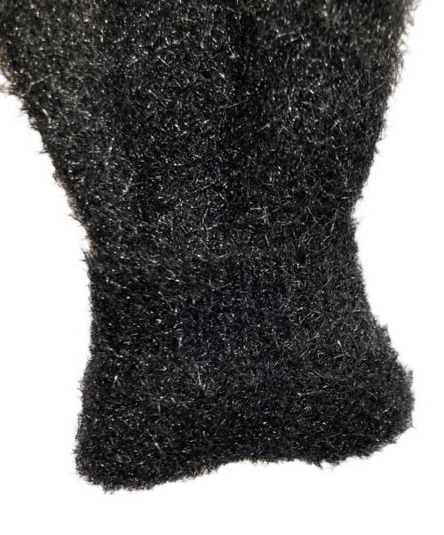 YLEVE（イレーヴ）YLEVE (イレーヴ) ラメ糸シャギーニットカーディガン ブラック サイズ:1の古着・服飾アイテム