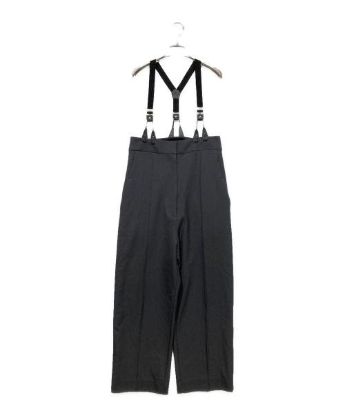 AKTE（アクテ）AKTE (アクテ) ストラップワイドパンツ グレー サイズ:2の古着・服飾アイテム
