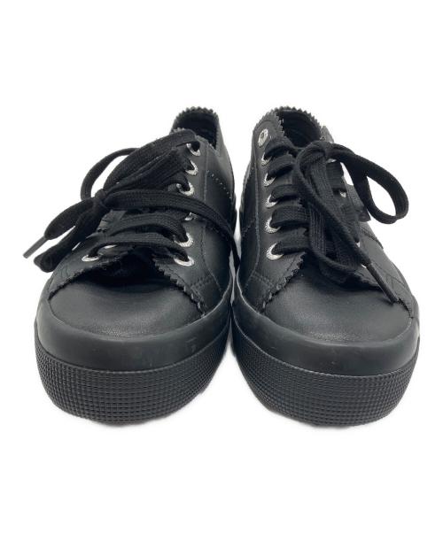 SUPERGA（スペルガ）SUPERGA (スペルガ) PELLICO (ペリーコ) ローカットスニーカー ブラック サイズ:39の古着・服飾アイテム