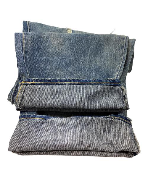 flagstuff（フラグスタフ）flagstuff (フラグスタフ) BORO DENIM PANTS　ボロ　デニム　パンツ インディゴ サイズ:Mの古着・服飾アイテム