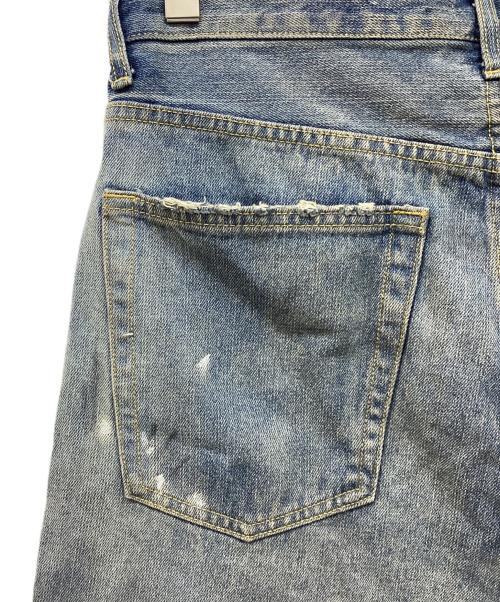 flagstuff（フラグスタフ）flagstuff (フラグスタフ) BORO DENIM PANTS　ボロ　デニム　パンツ インディゴ サイズ:Mの古着・服飾アイテム