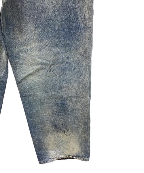 flagstuff（フラグスタフ）flagstuff (フラグスタフ) BORO DENIM PANTS　ボロ　デニム　パンツ インディゴ サイズ:Mの古着・服飾アイテム