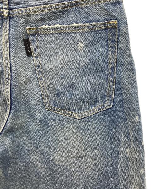 flagstuff（フラグスタフ）flagstuff (フラグスタフ) BORO DENIM PANTS　ボロ　デニム　パンツ インディゴ サイズ:Mの古着・服飾アイテム