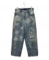 flagstuff（フラグスタフ）の古着「BORO DENIM PANTS　ボロ　デニム　パンツ」｜インディゴ