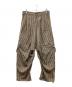 MUZE TURQUOISE LABEL（ミューズ ターコイズ レーベル）の古着「VILOFT STRIPE DOUBLE KNEE CARGO PANTS　バイロフトストライプダブルニーカーゴパンツ」｜ブラウン